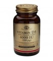 Solgar Vitamina D3 4000UI 120 Capsulas Vegetales