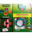 Relec Pulsera AntiMosquitos Click-Clack Pez con 2 Recargas +3 años