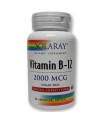 Solaray Vitamina B-12 2000mg 90 comprimidos sublingual